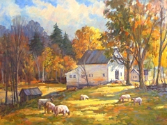 New England Sheep Farm
16 X 20 oil on linen canvas
Price upon request