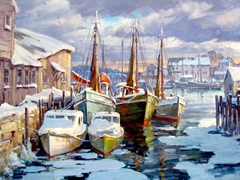 Fishermans' Wharf Winter
20 X 24 oil on linen canvas
Price upon request