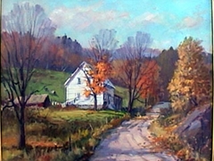 SOLD Country Road 
16 X 20  oil on linen canvas
Price upon request