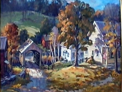 Vermont Village Waterville 
16 X 20  oil on linen canvas
Price upon request 